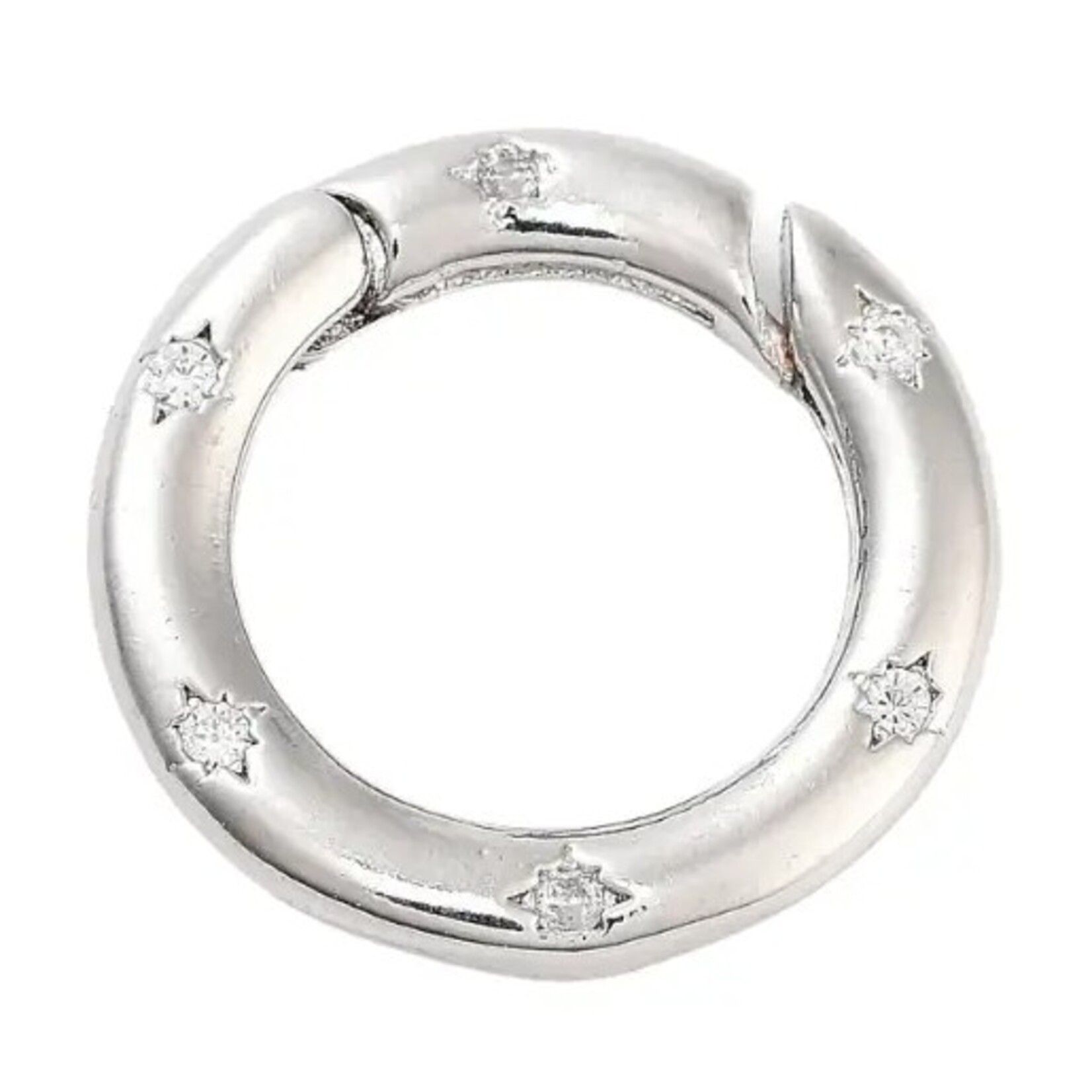 The Charm Bar Company Charm Bar · Silver · Clasp · Lily Carabiner