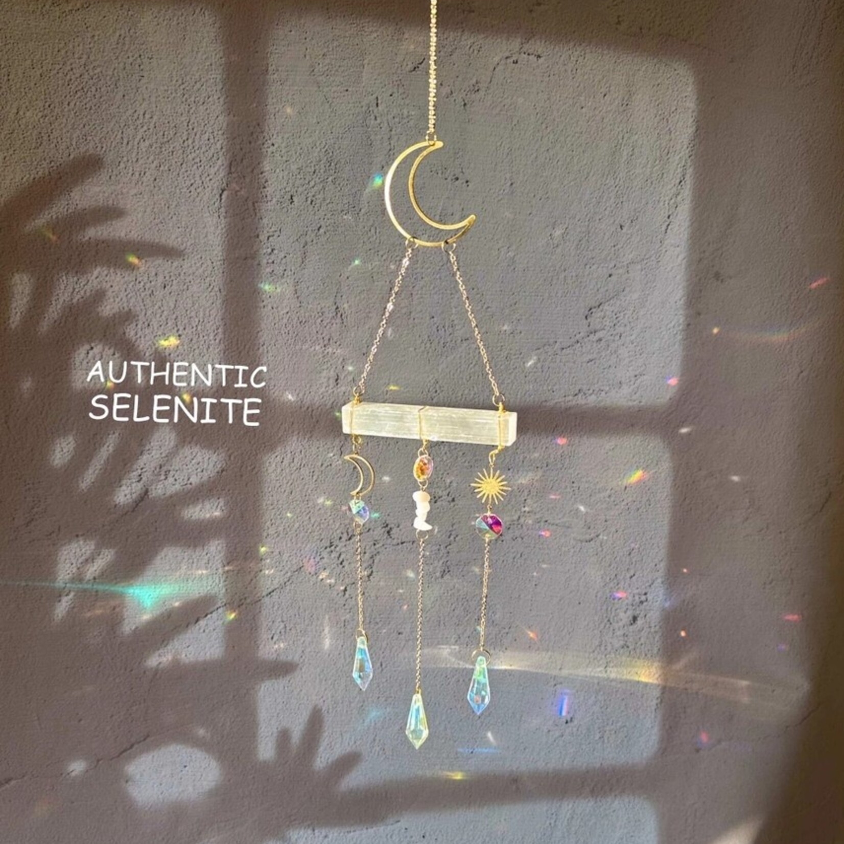 Selenite Suncatcher