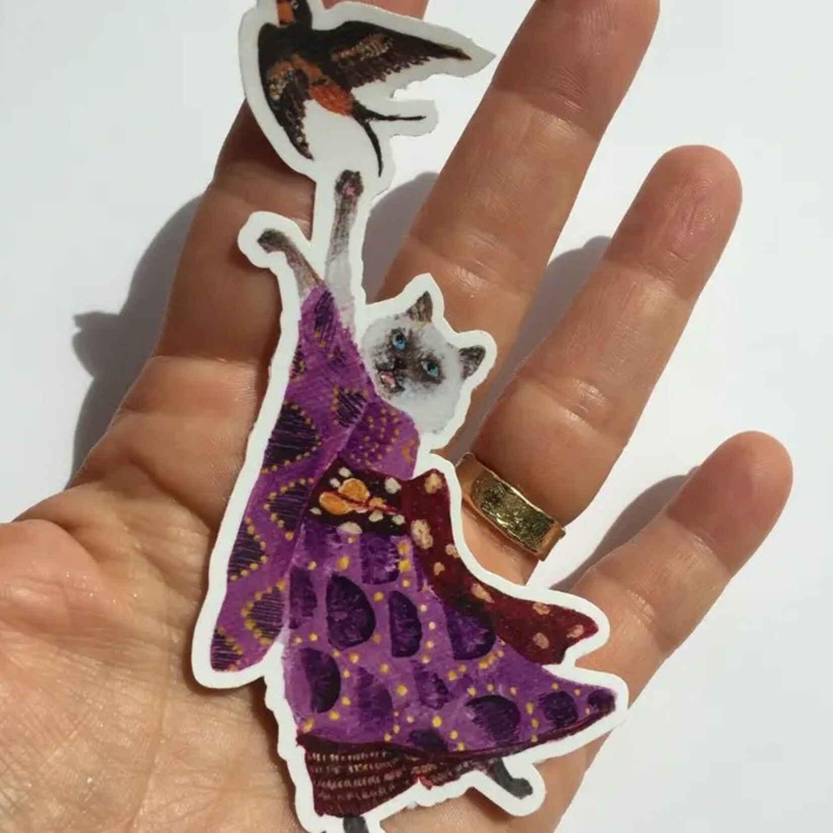 Jahna Vashti Geisha Cat | Sticker