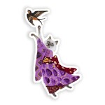 Jahna Vashti Die Cut Geisha Cat | Sticker