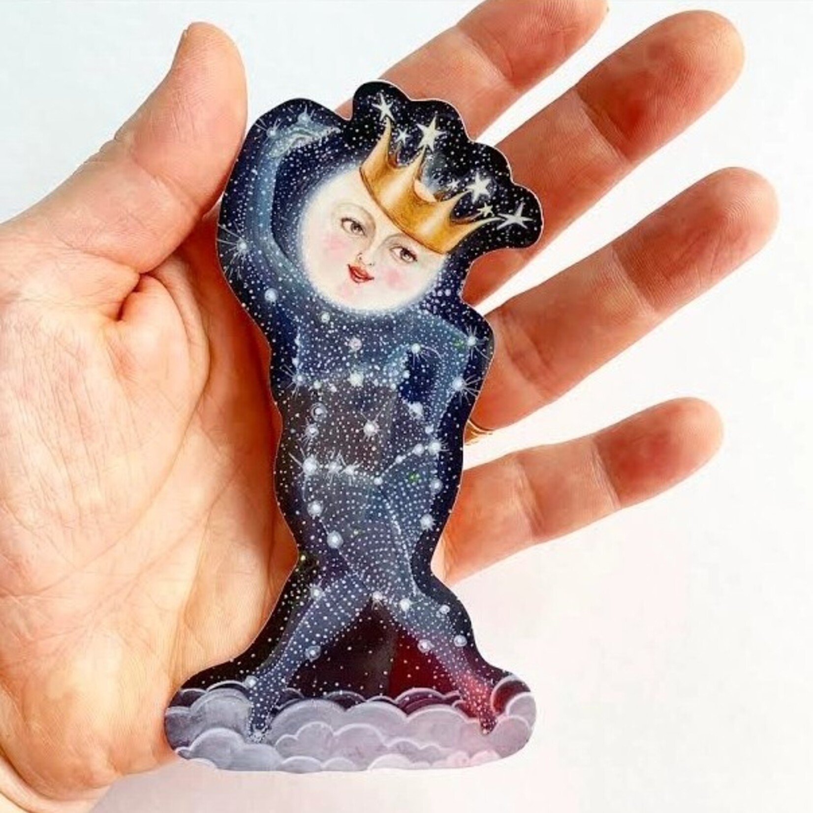 Jahna Vashti Die Cut Dancing Moon | Sticker
