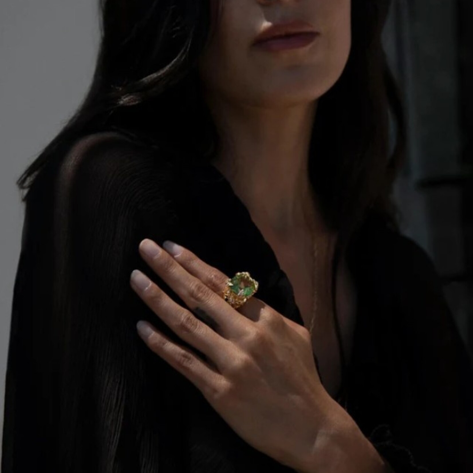 *Queen of the Fairies Statement Ring · 14K Gold Vermeil · 8