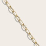 Mini Paperclip Chain · 16-18" · 14K Gold Vermeil