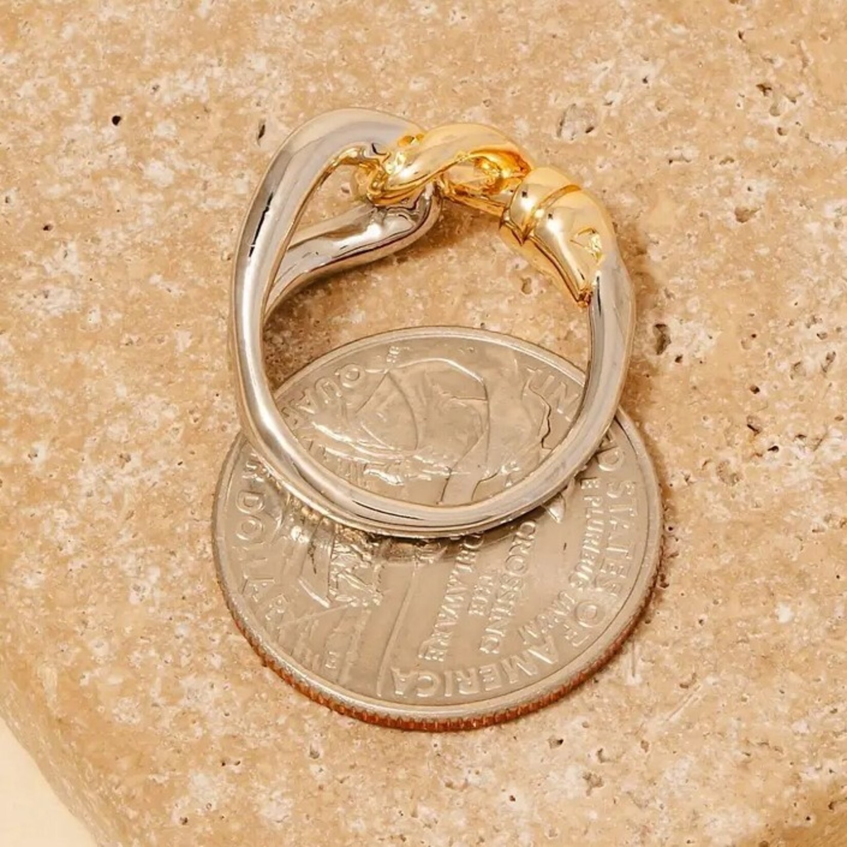 Knot Band Ring · Gold & Silver