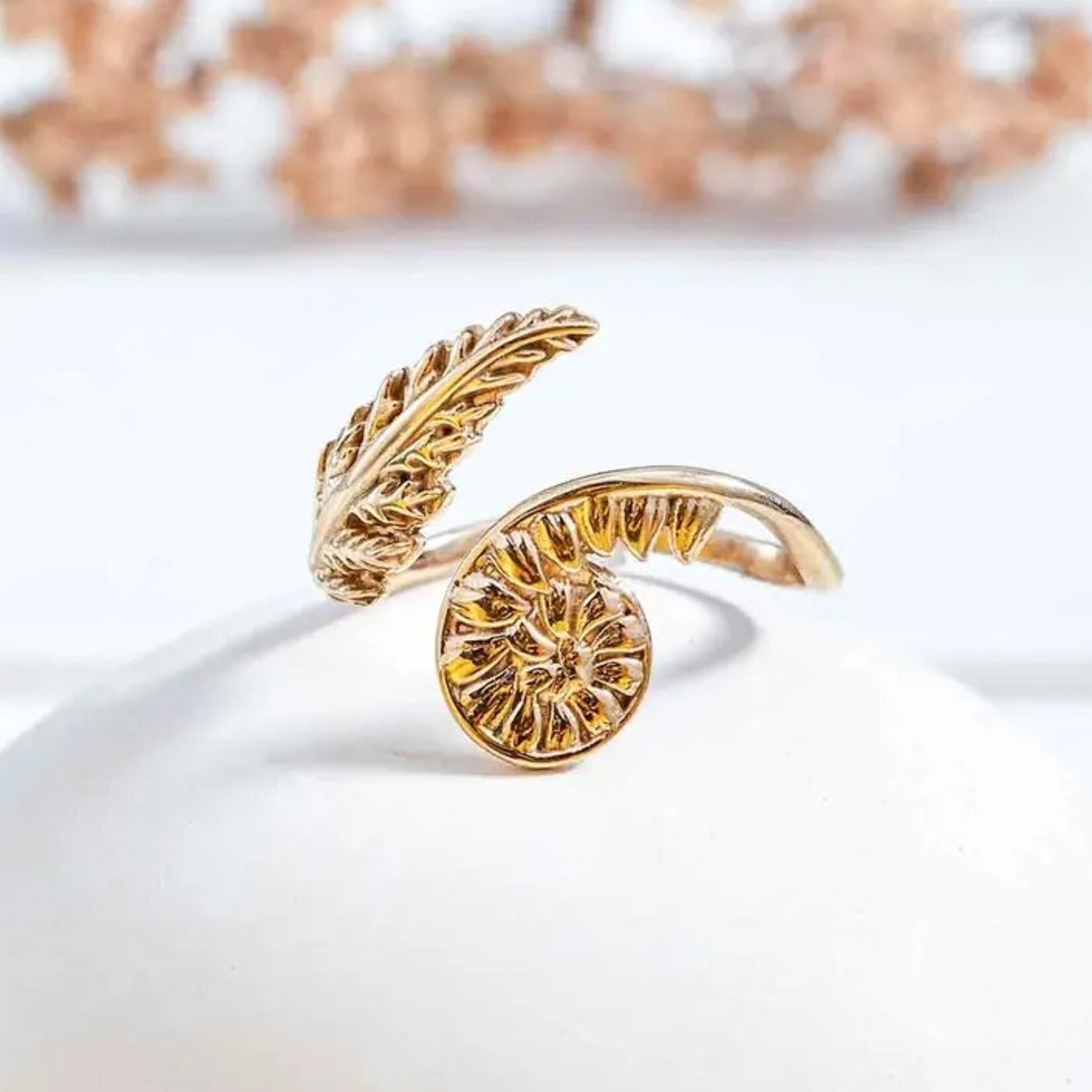 Fern Ring · Bronze · Adjustable