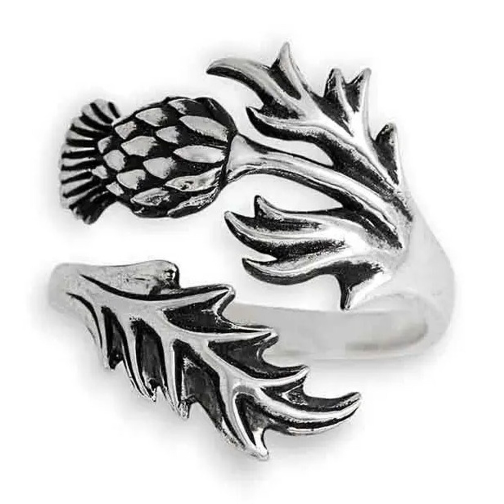 Thistle Ring · Sterling Silver· Adjustable