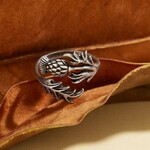 Thistle Ring · Sterling Silver· Adjustable
