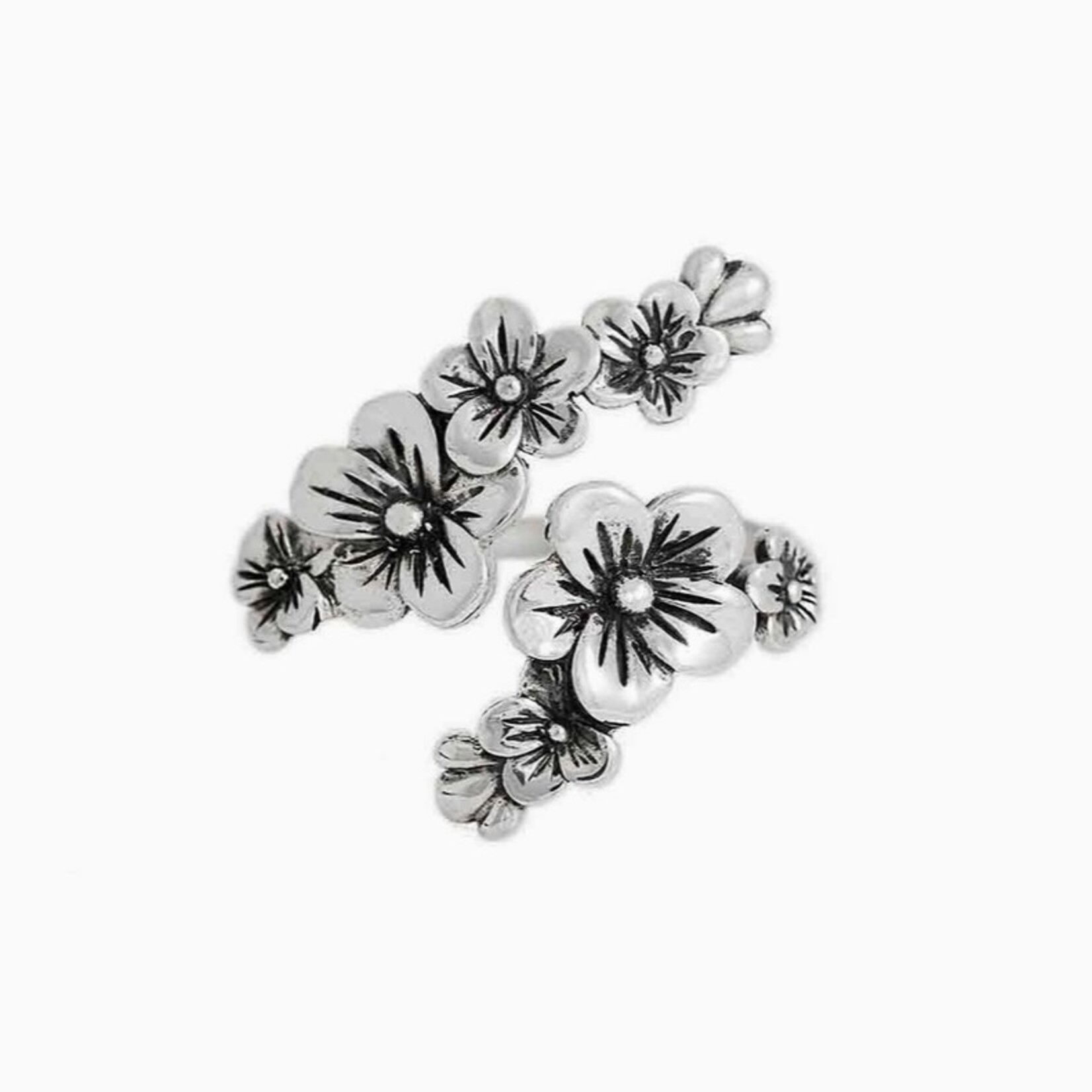 Cherry Blossom Ring · Sterling Silver· Adjustable