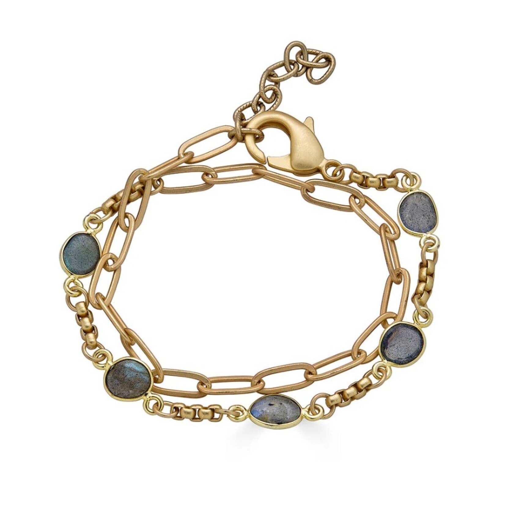Loni Paul Jewelry Double Wrap Labradorite Bracelet