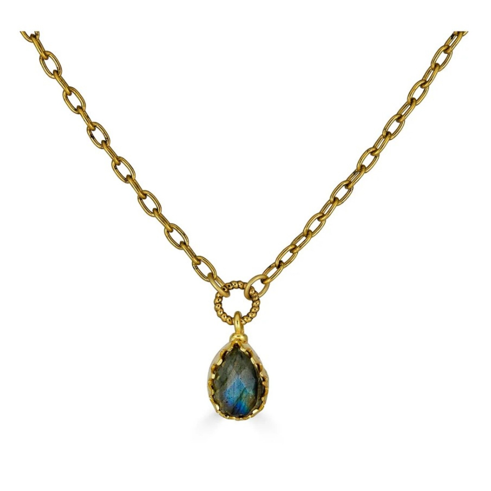 Loni Paul Jewelry Labradorite Prong Pendant Necklace