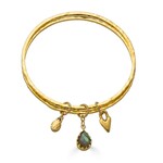 Loni Paul Jewelry Labradorite Talisman Bangle Bracelet