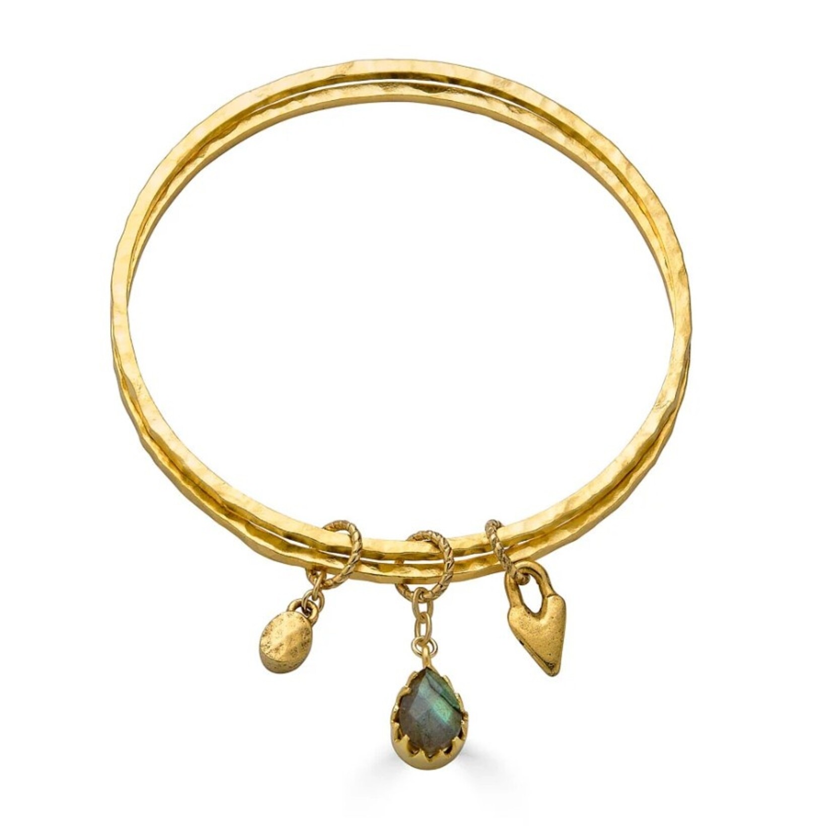 Loni Paul Jewelry Labradorite Talisman Bangle Bracelet