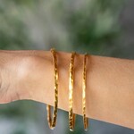 Loni Paul Jewelry Narrow Bangle Bracelet · Gold
