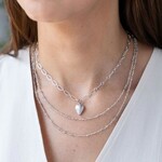 Loni Paul Jewelry Silver Two Strand Delicate Labradorite Necklace