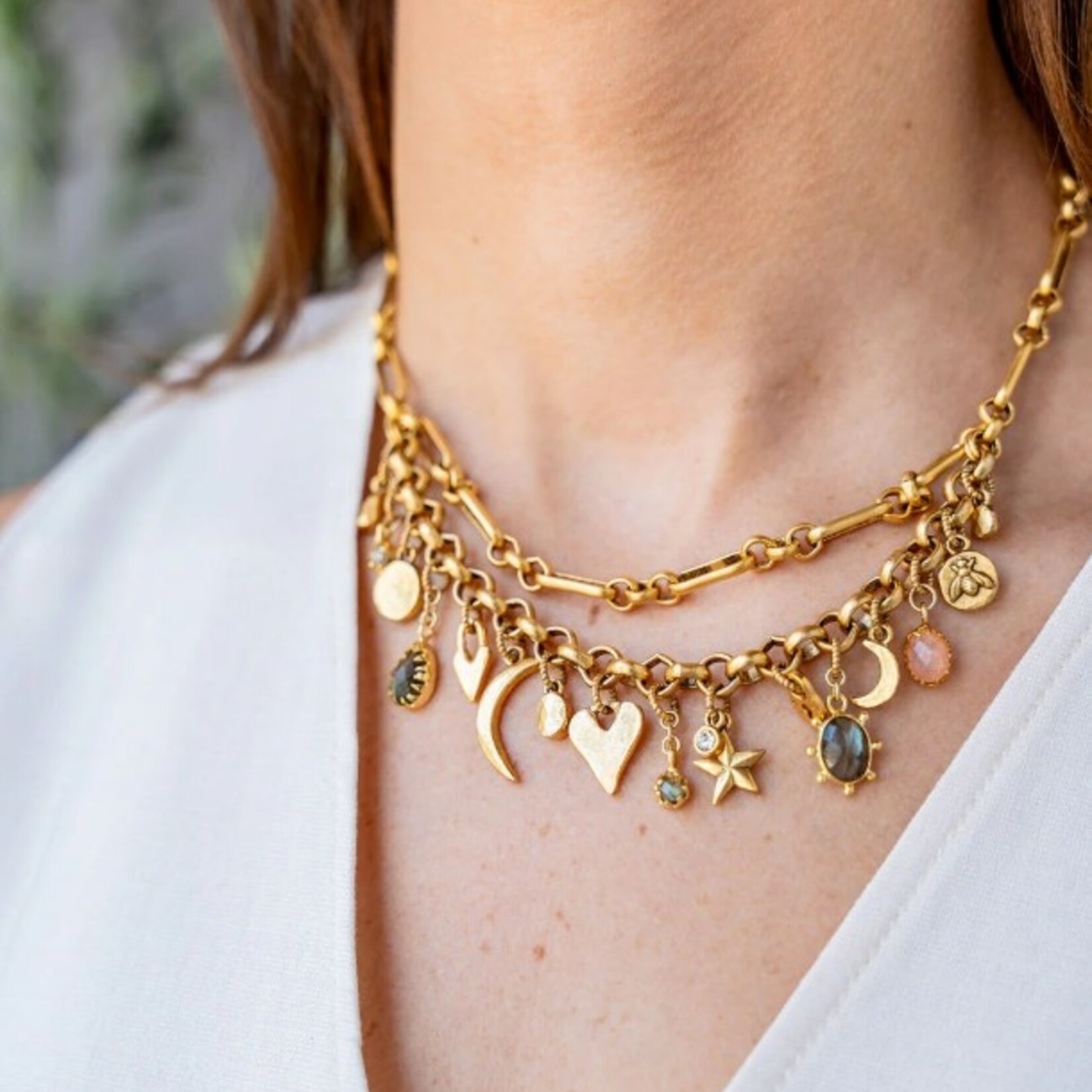 Loni Paul Jewelry Talisman Charm Necklace · Gold