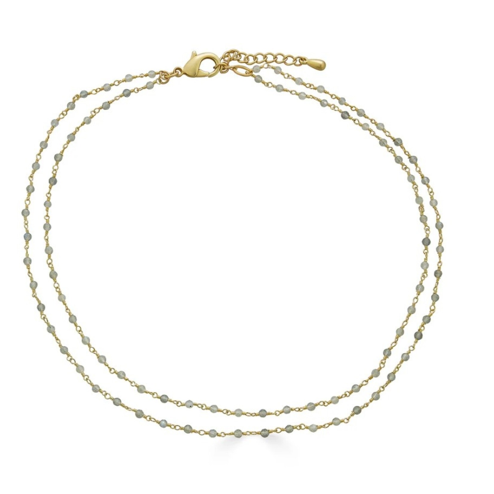 Loni Paul Jewelry Two Strand Delicate Labradorite Necklace
