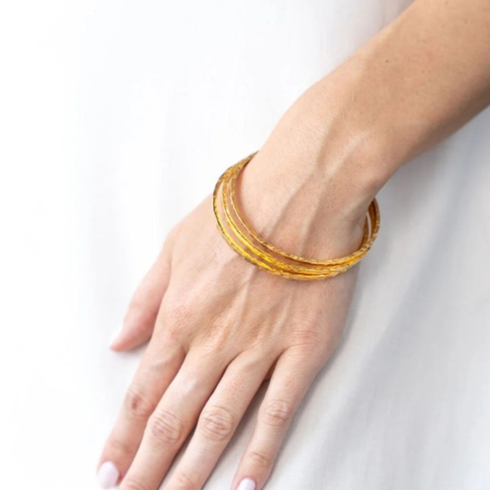 Loni Paul Jewelry Wide Bangle Bracelet · Gold