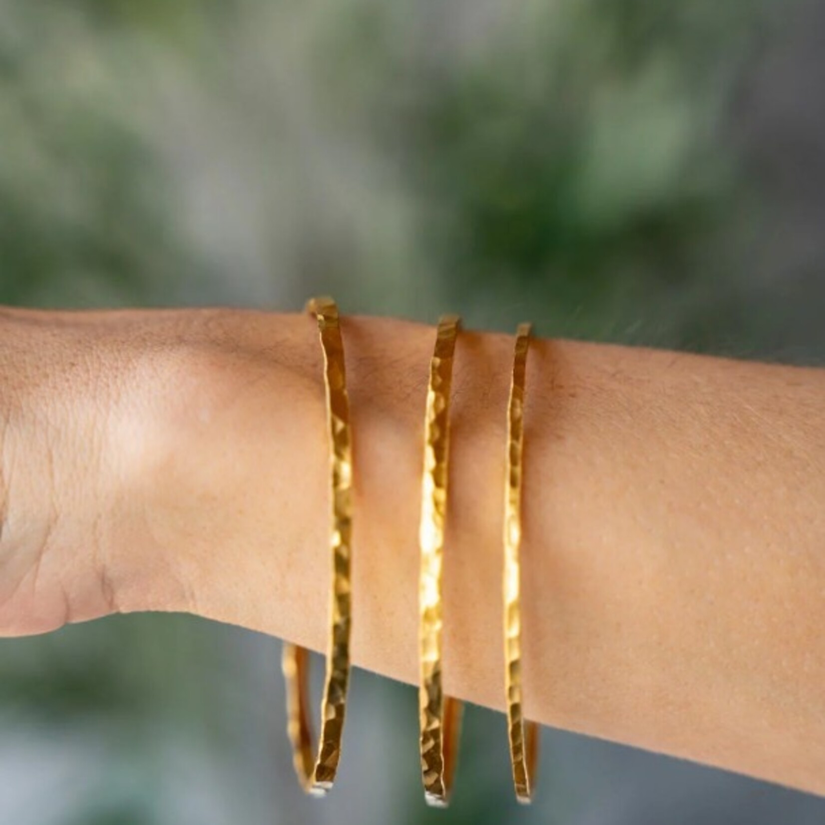 Loni Paul Jewelry Wide Bangle Bracelet · Gold