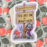 Marybel Martin On the Right Path | Sticker
