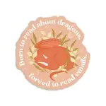 Meaggie Moos Born To Read | Sticker