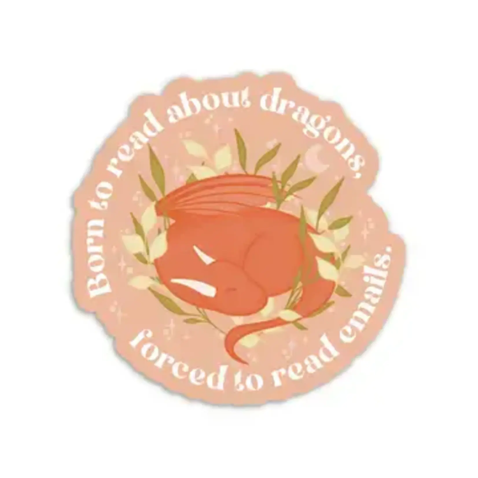 Meaggie Moos Born To Read | Sticker