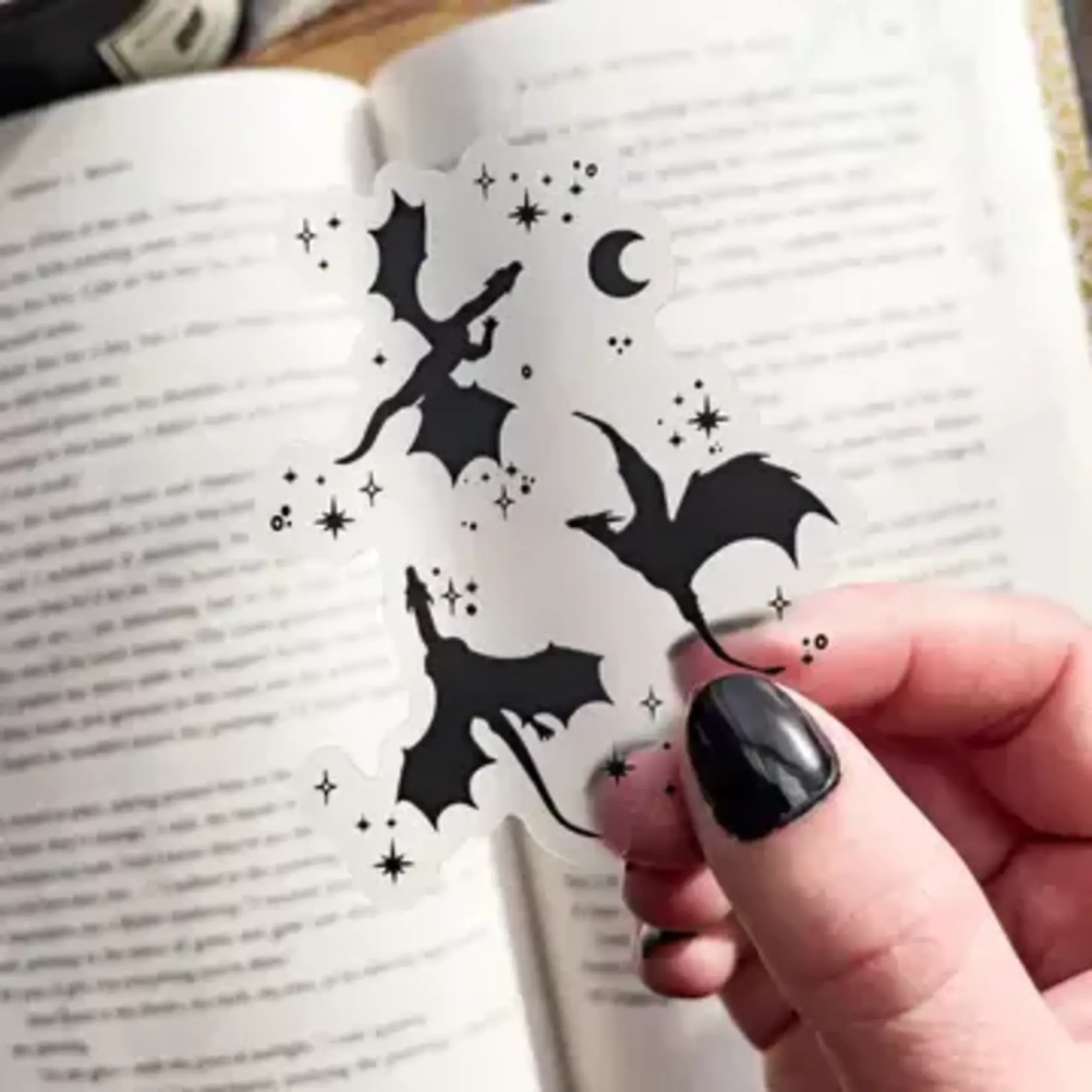 Meaggie Moos Clear Celestial Dragon | Sticker