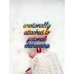 Meaggie Moos Holographic Emotionally Attached | Sticker