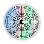Meaggie Moos Holographic Star Chart | Sticker