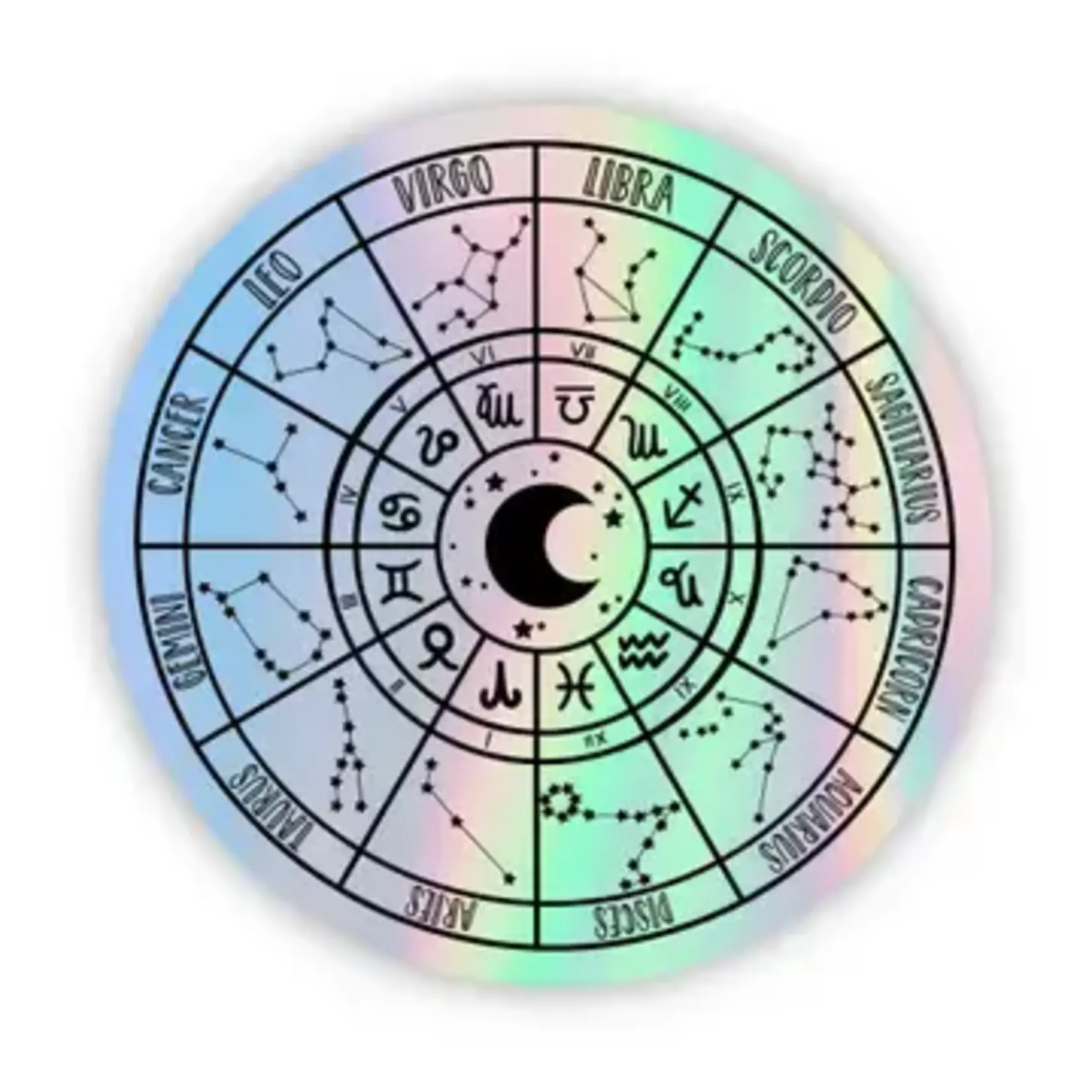Meaggie Moos Holographic Star Chart | Sticker