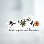 Savannah and James Co Healing Is Not Linear | Sticker