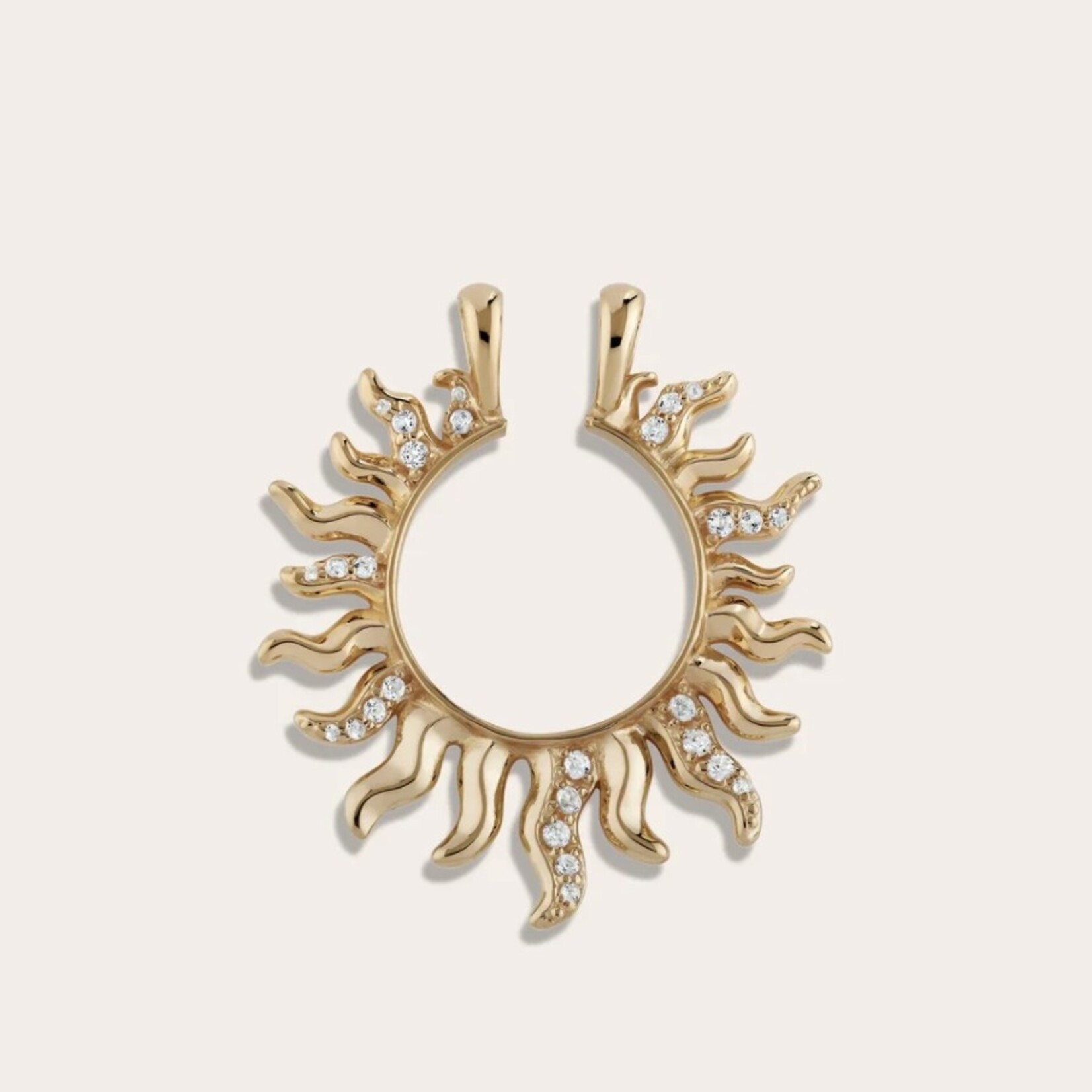 Mini Sun Halo · 14K Gold Vermeil