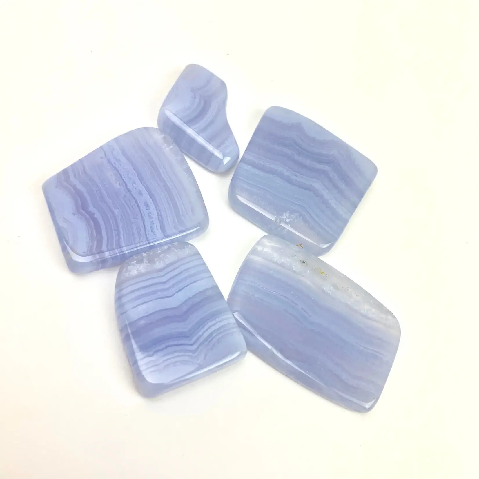 Blue Lace Agate | Slices | 25-35 MM