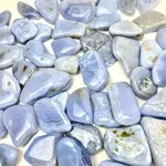 Craftstone Blue Lace Agate | Tumbled | 25-35mm I Namibia