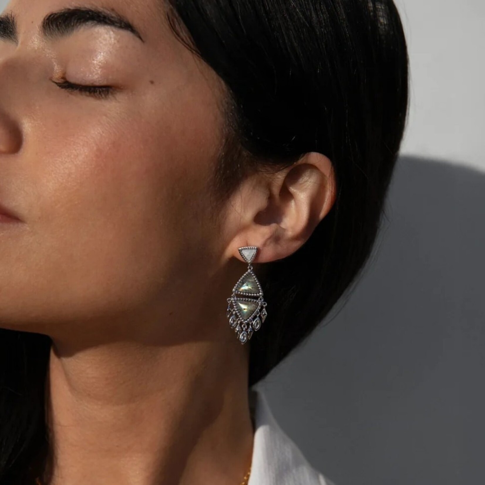 *Wind Chime Earrings · Sterling Silver