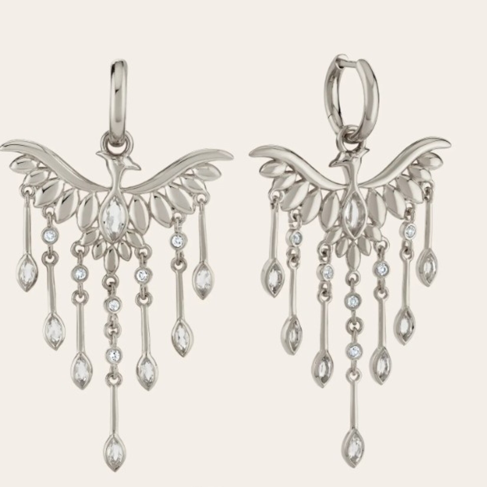 Chandelier Phoenix Drop Earrings ·