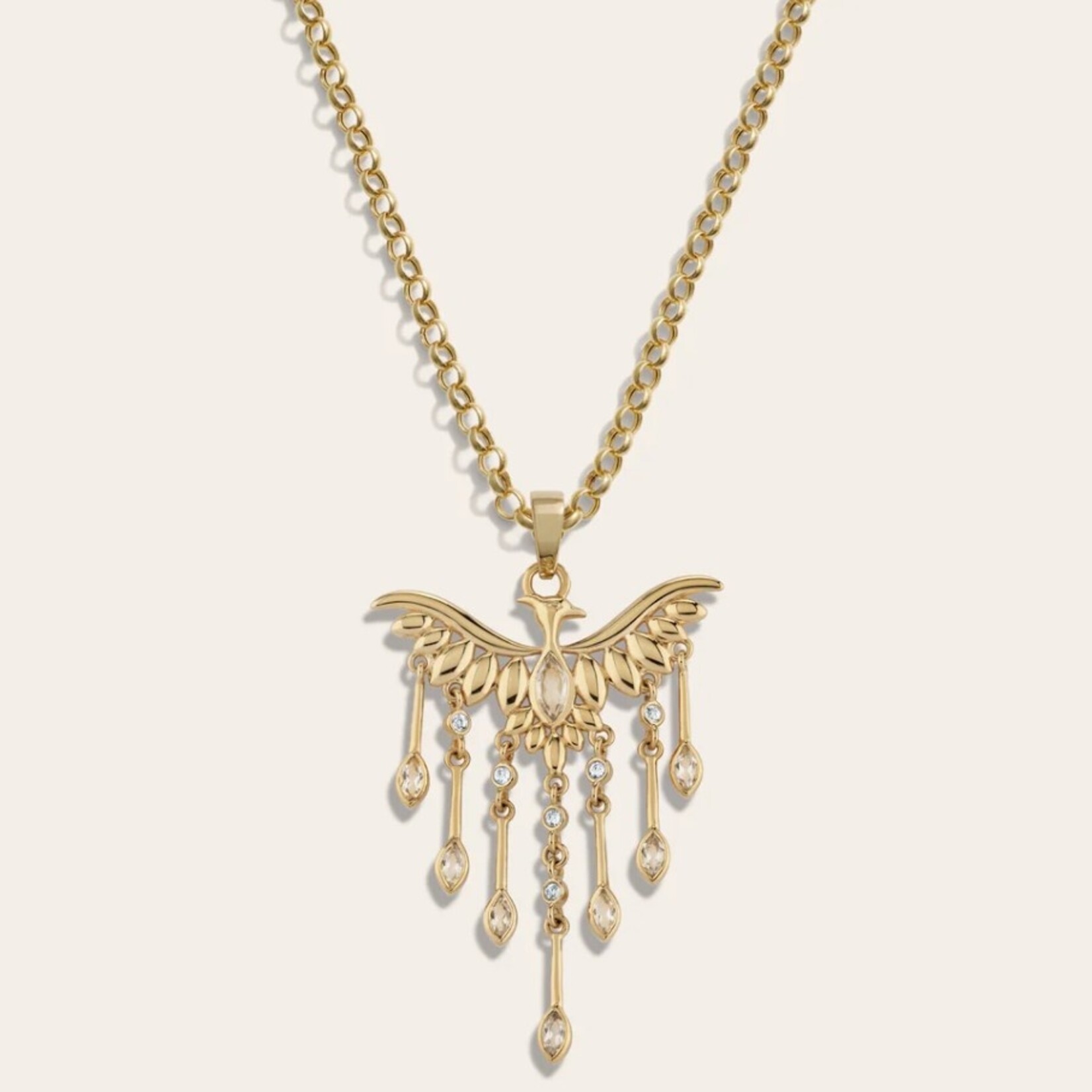 Chandelier Phoenix Necklace ·