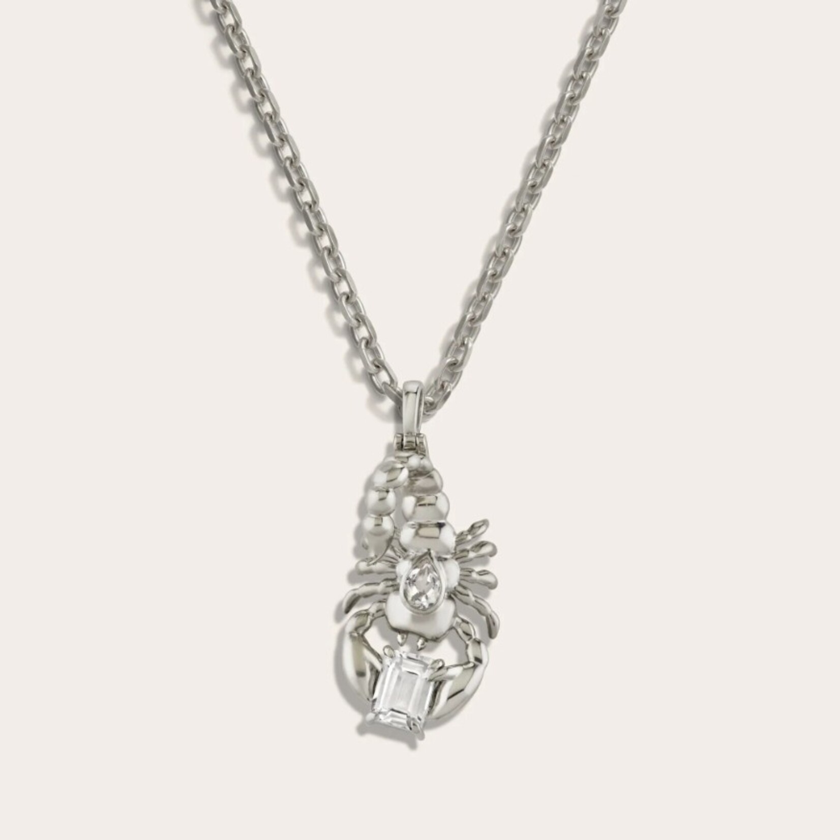 Gemstone Scorpion Necklace ·