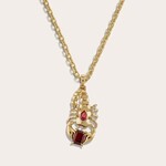 Gemstone Scorpion Necklace ·