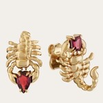 Gemstone Scorpion Studs ·