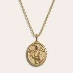 Pele 16-18" Box Chain Necklace · 14K Gold Vermeil