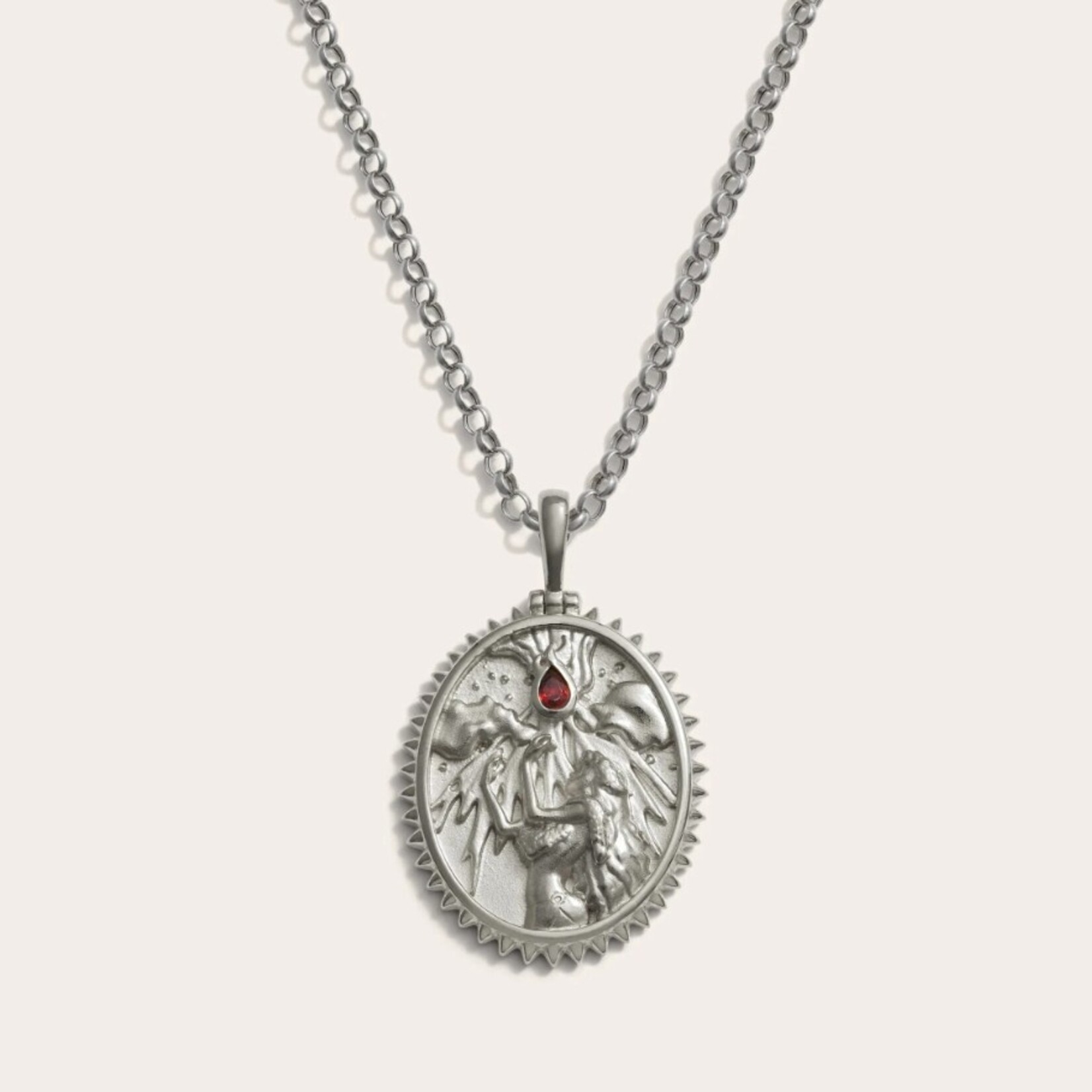 Pele 16-18" Box Chain Necklace · 14K Gold Vermeil