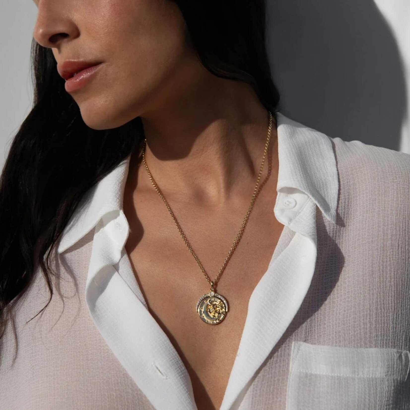 Special Edition Selene 16-18" Rolo Chain Necklace  · 14K Gold Vermeil