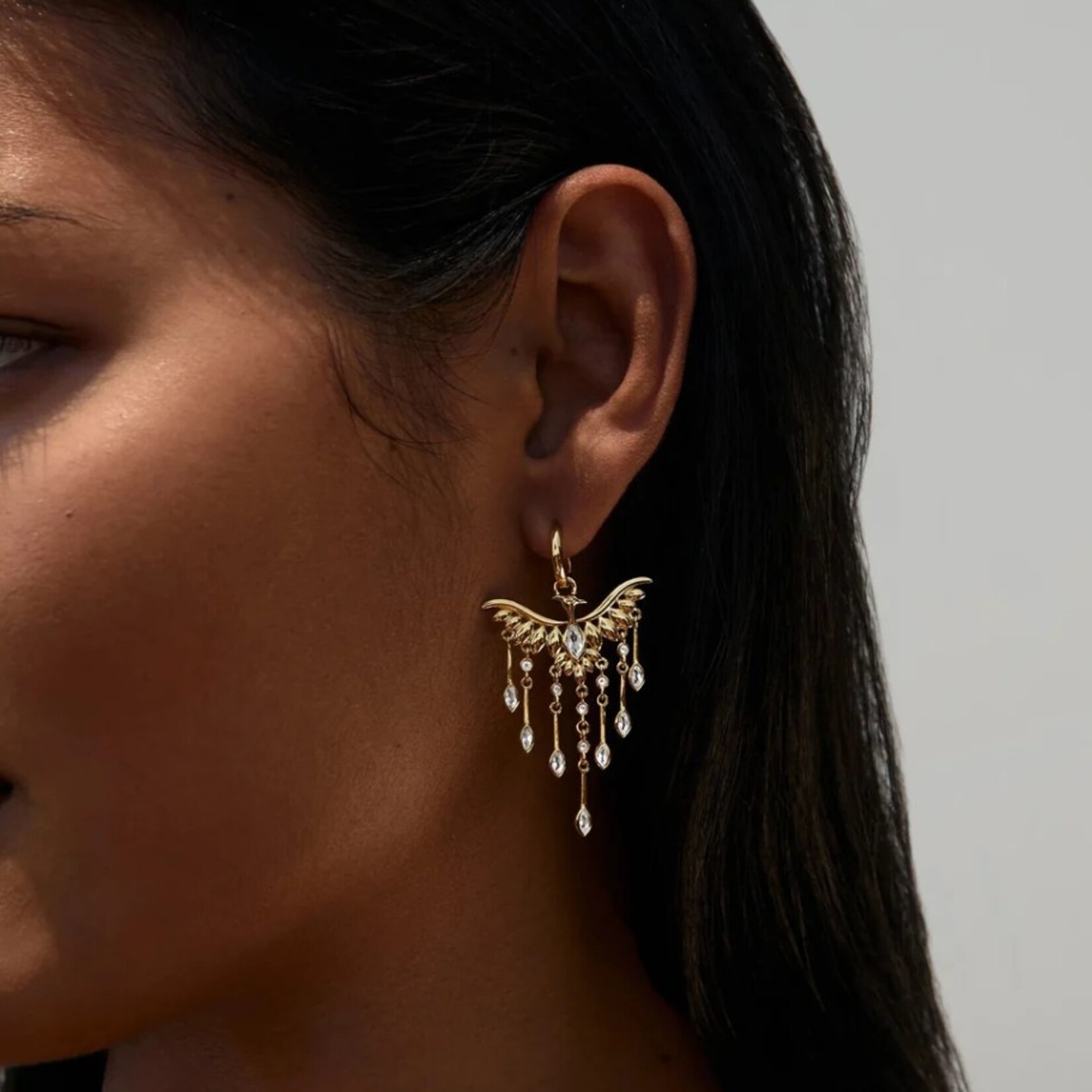 Chandelier Phoenix Drop Earrings ·