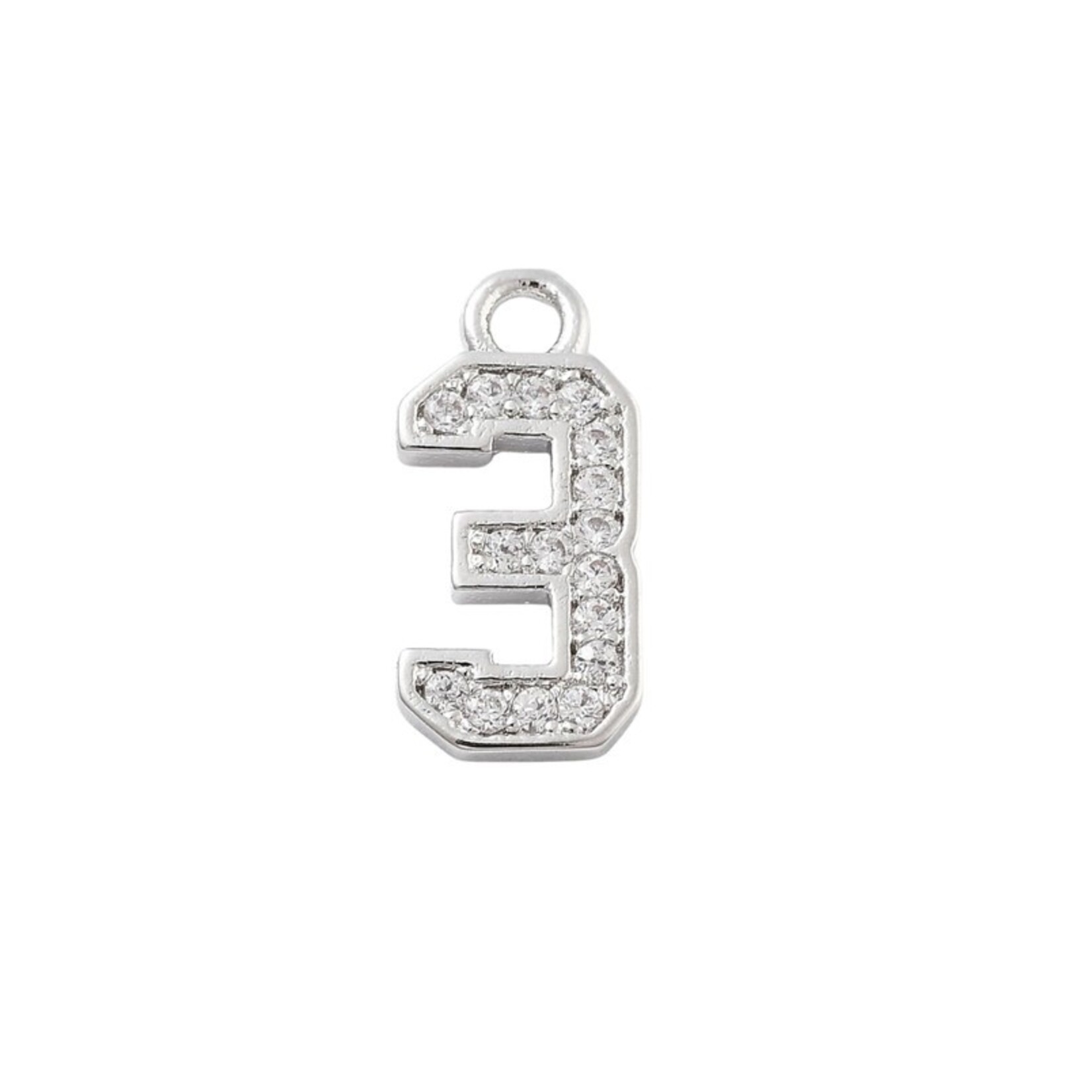 The Charm Bar Company Charm Bar · Silver · Gem Number ·