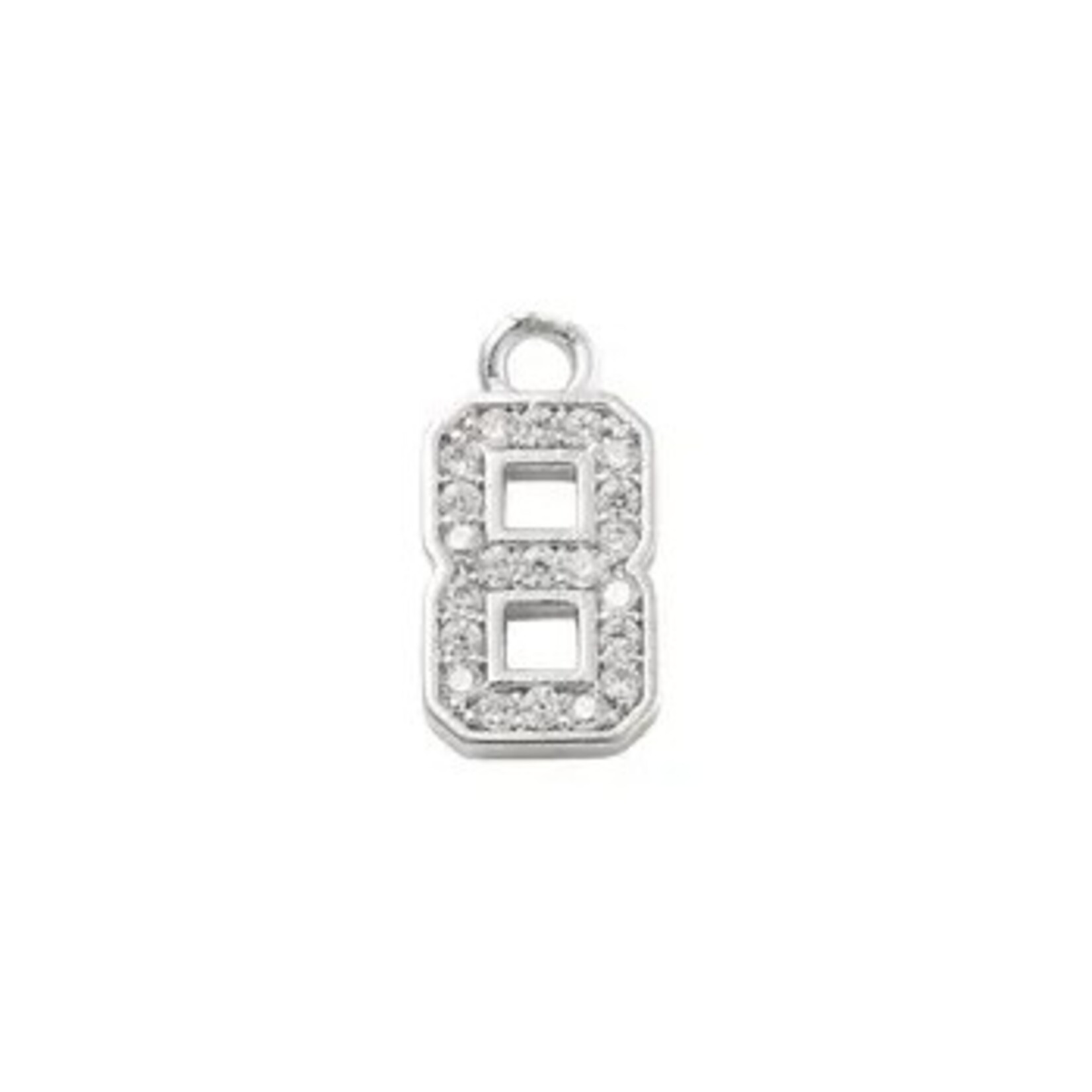 The Charm Bar Company Charm Bar · Silver · Gem Number ·