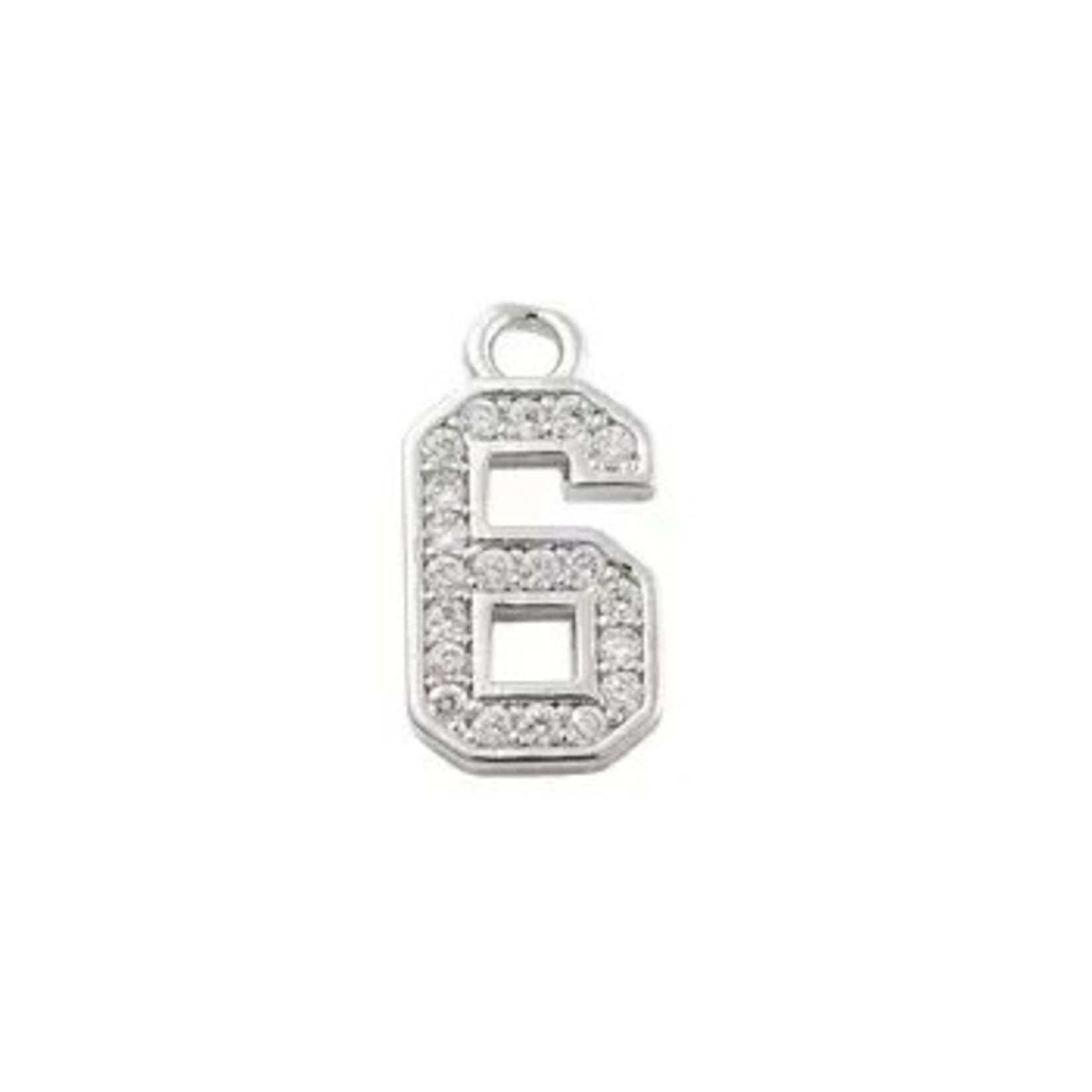 The Charm Bar Company Charm Bar · Silver · Gem Number ·
