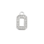 The Charm Bar Company Charm Bar · Silver · Gem Number ·