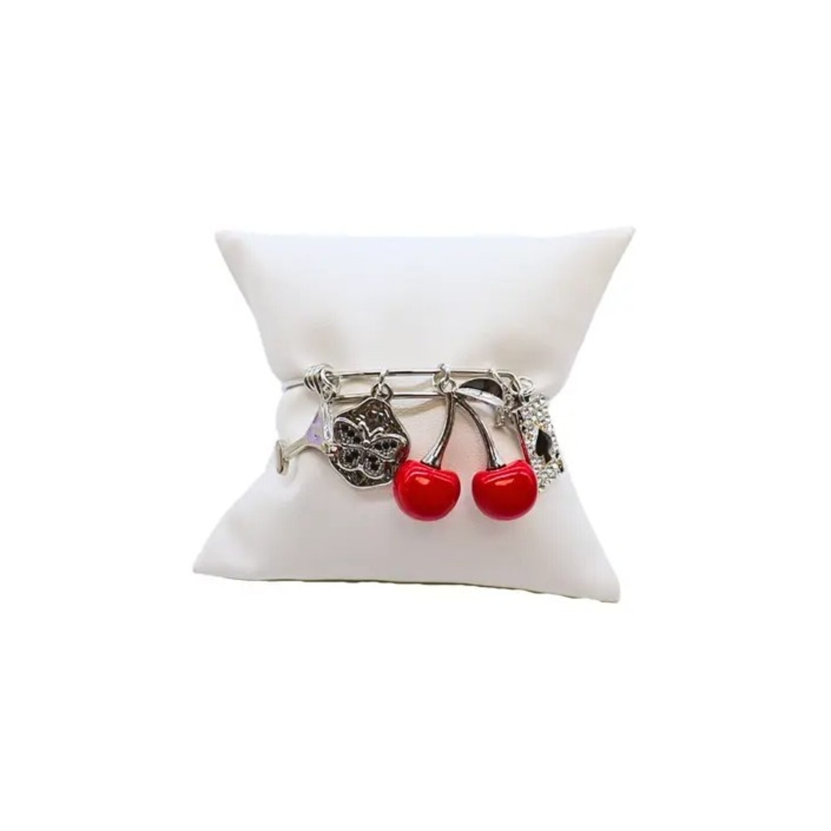 The Charm Bar Company Expandable Charm Bracelet · Silver
