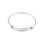 The Charm Bar Company Expandable Charm Bracelet · Silver