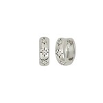 Stargazer Huggie Hoops Earrings · Silver